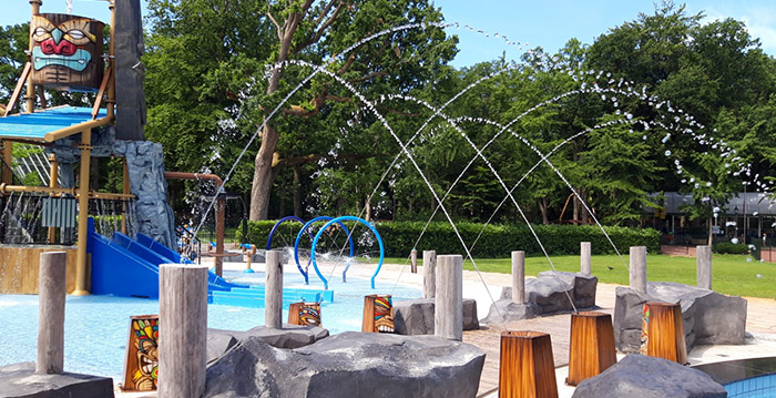 Zomerse temperaturen: Duinrell voegt watereffect toe aan Tikibad