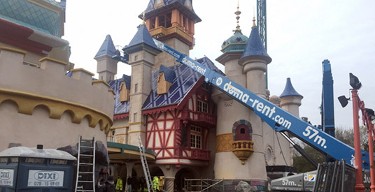Plopsaland legt laatste hand aan nieuw prinsessenkasteel