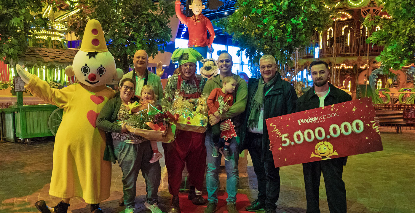 Feestje in eerste overdekte Plopsa-pretpark vanwege vijf miljoen bezoekers