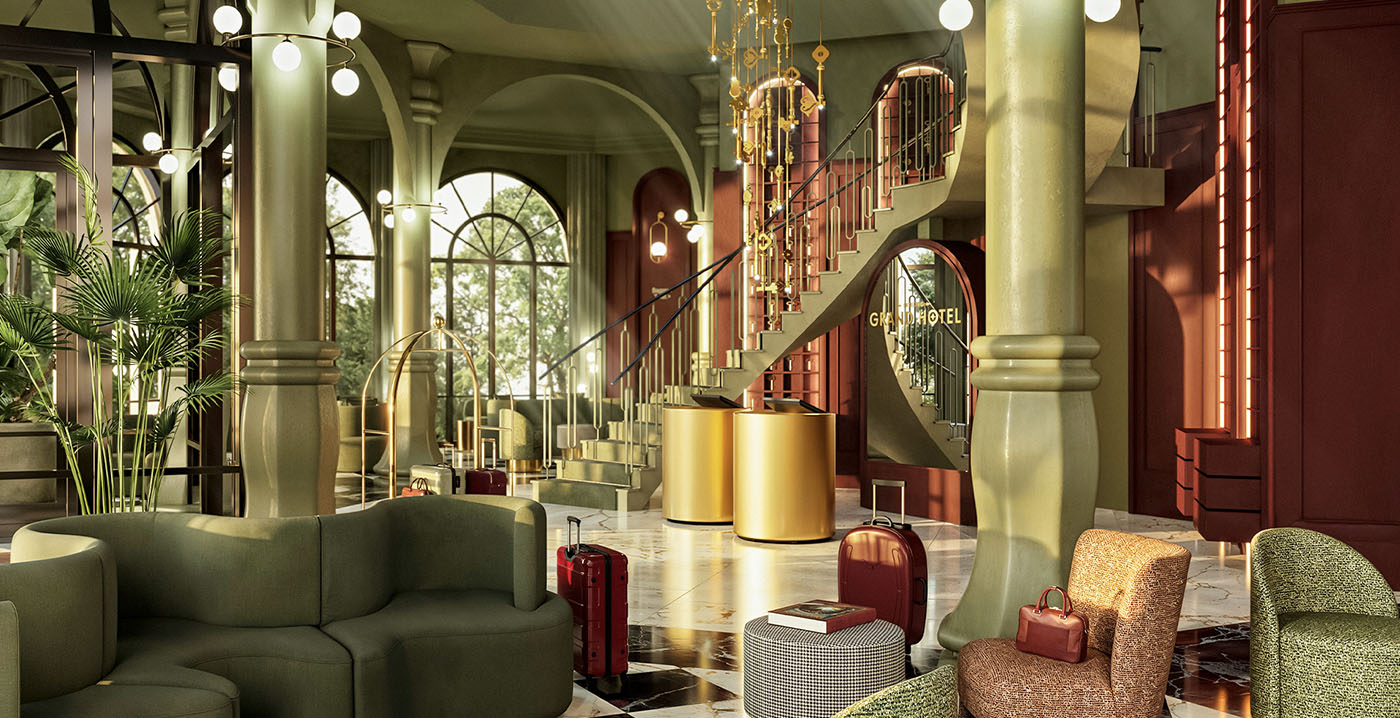 Efteling onthult interieur Efteling Grand Hotel: kamers, restaurants, lobby en zwembad