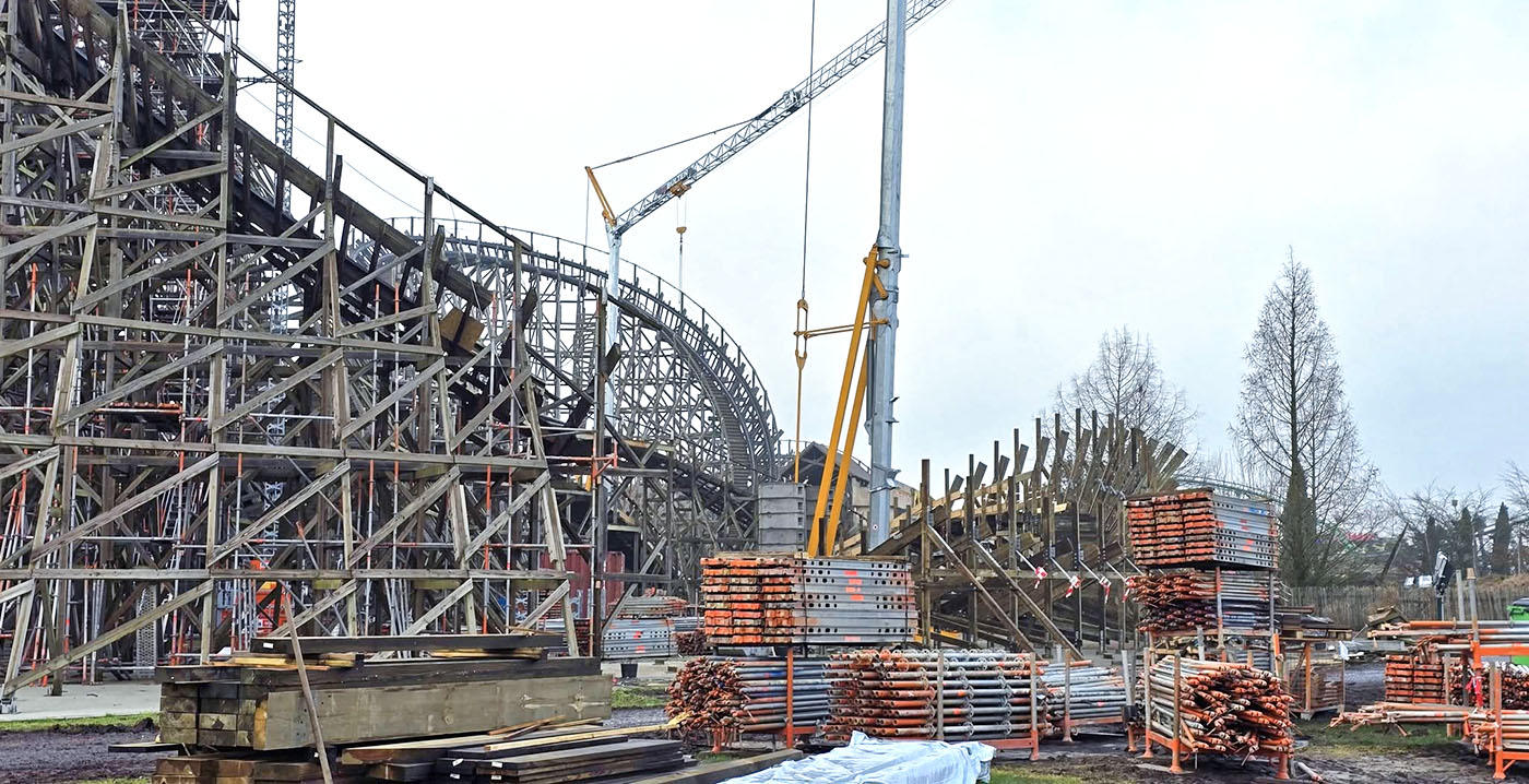 Ruim drie maanden geen Troy in Toverland: megarenovatie voor houten achtbaan