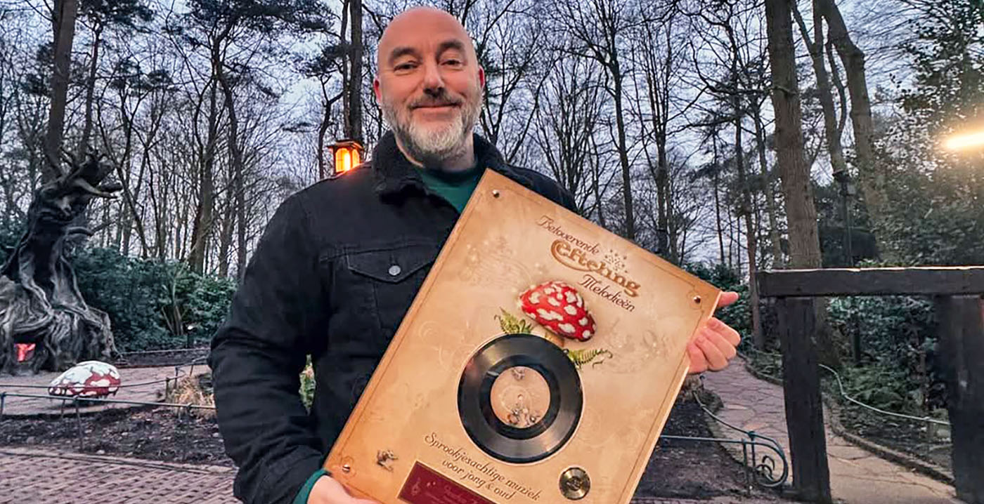 Efteling-huiscomponist ontvangt gouden plaat: Efteling-album veertig miljoen keer gestreamd