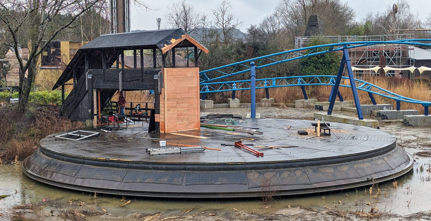 Walibi Belgium bouwt oude attractie om tot uitkijkpunt