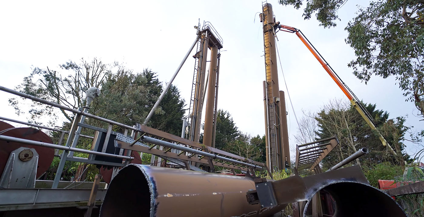 Foto's: Engels pretpark verwijdert unieke attractie na acht jaar stilstand