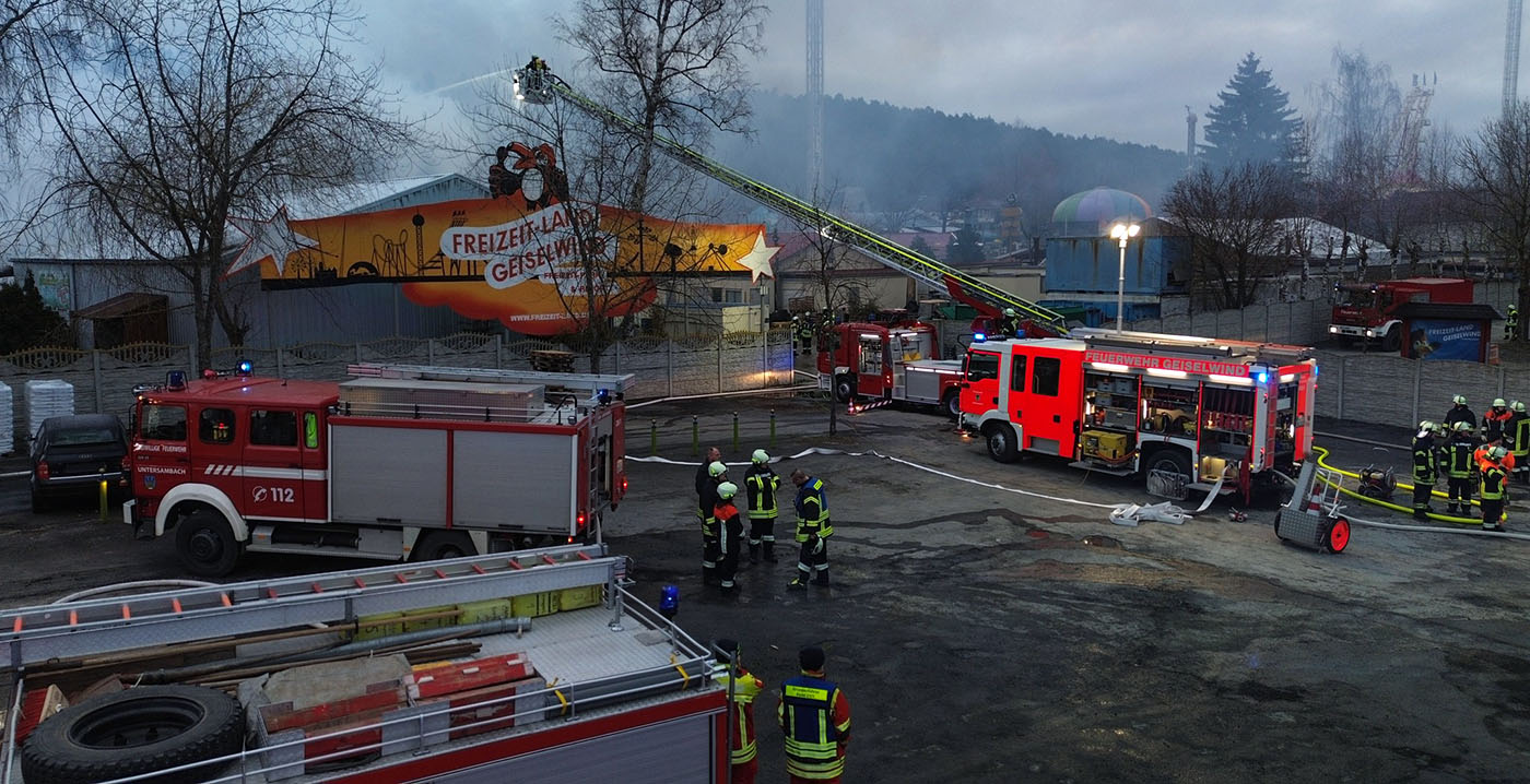 Duits pretpark getroffen door grote brand, zo'n twee weken voor seizoensstart