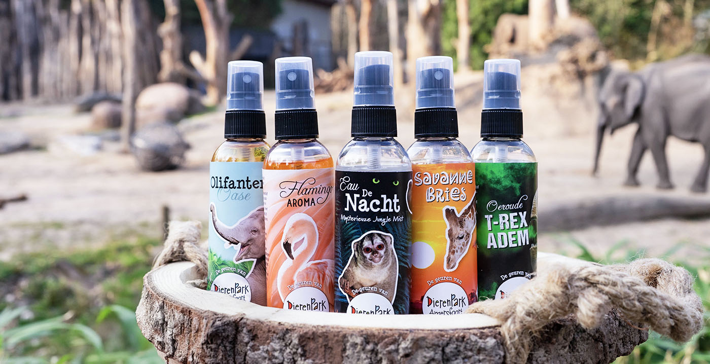 1 aprilgrap DierenPark Amersfoort: huisparfums met drollen- en visgeur