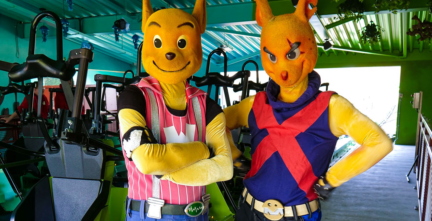 Walibi-parken halen oude mascottes weer van stal voor 1 aprilgrap