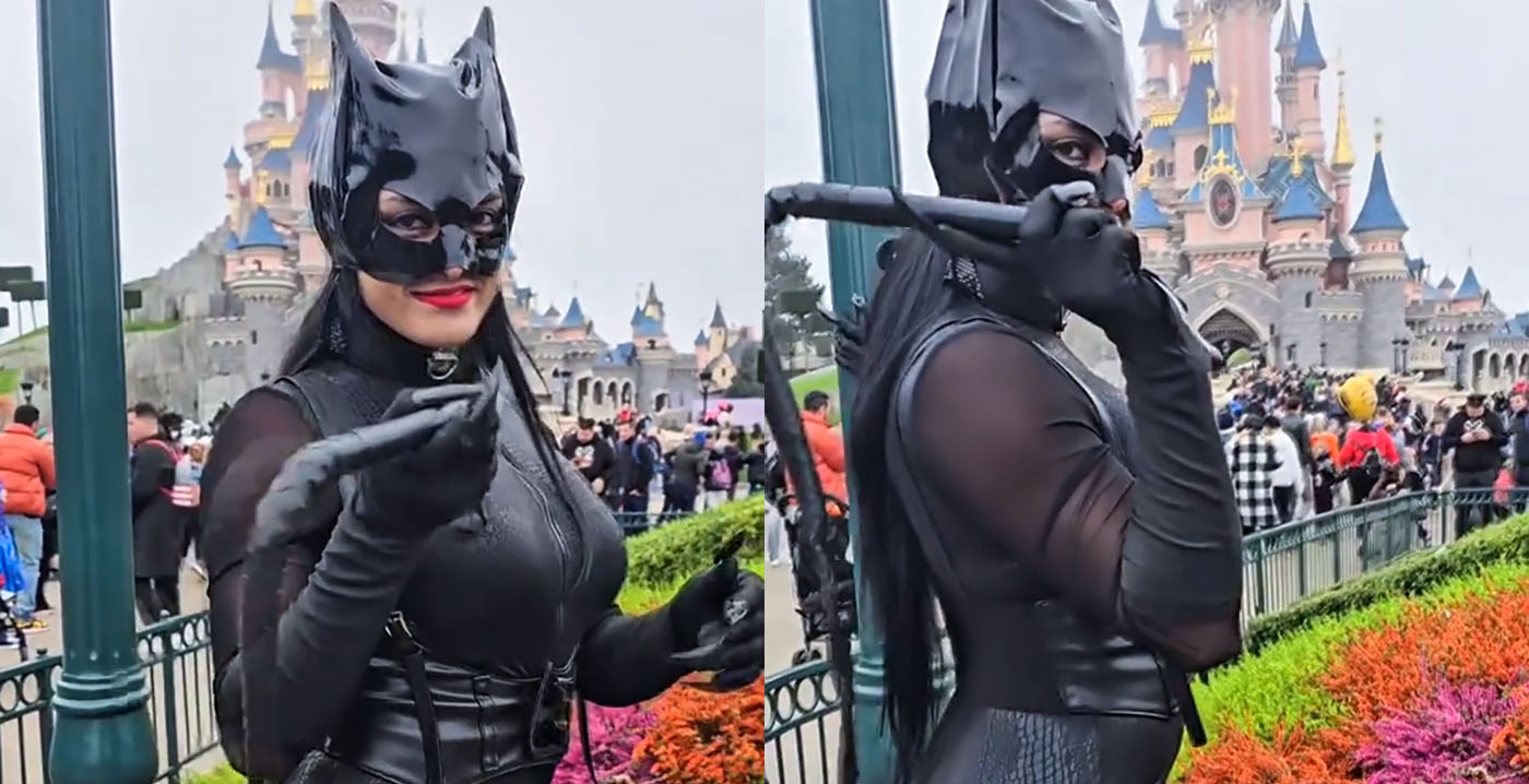 Merkwaardig TikTok-filmpje: tienduizenden views voor Catwoman in Disneyland Paris