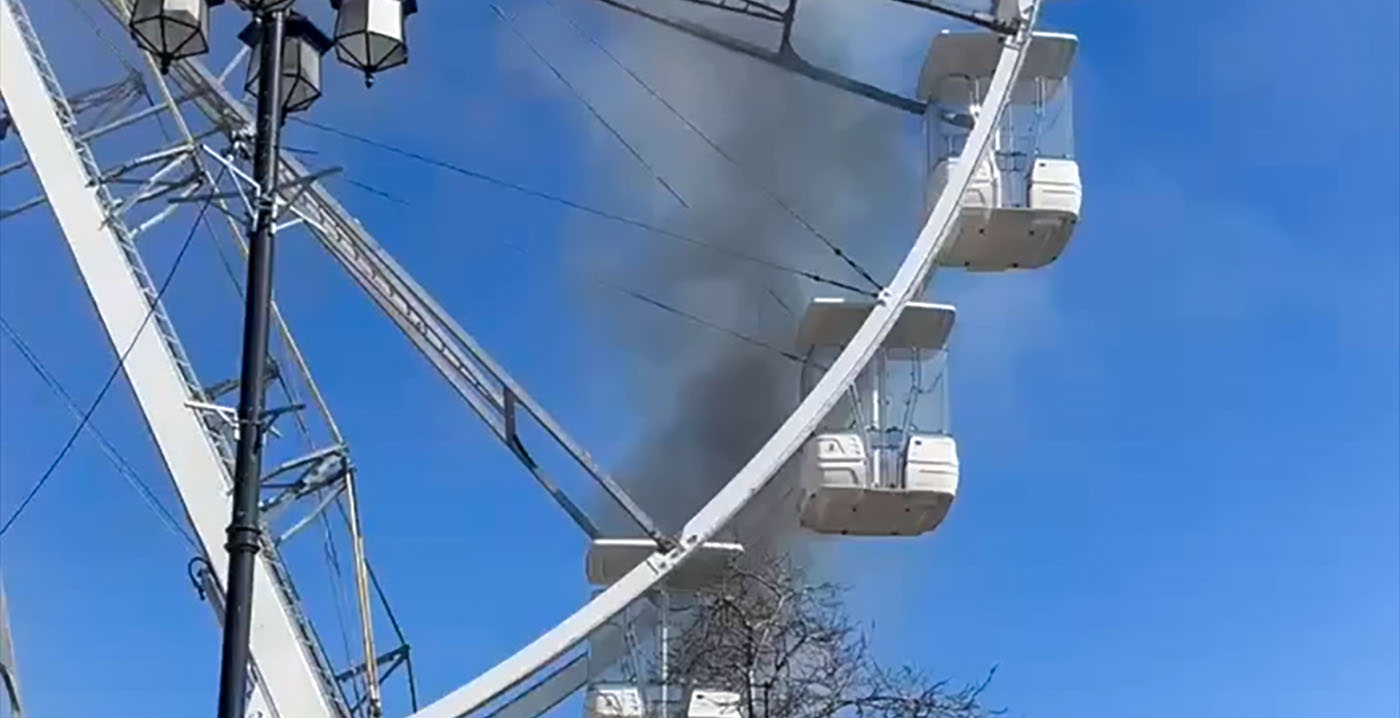 Brand uitgebroken bij reuzenrad in Engeland