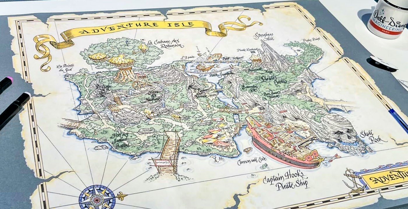 Disneyland Paris werkt aan speurtocht in piratengebied Adventureland
