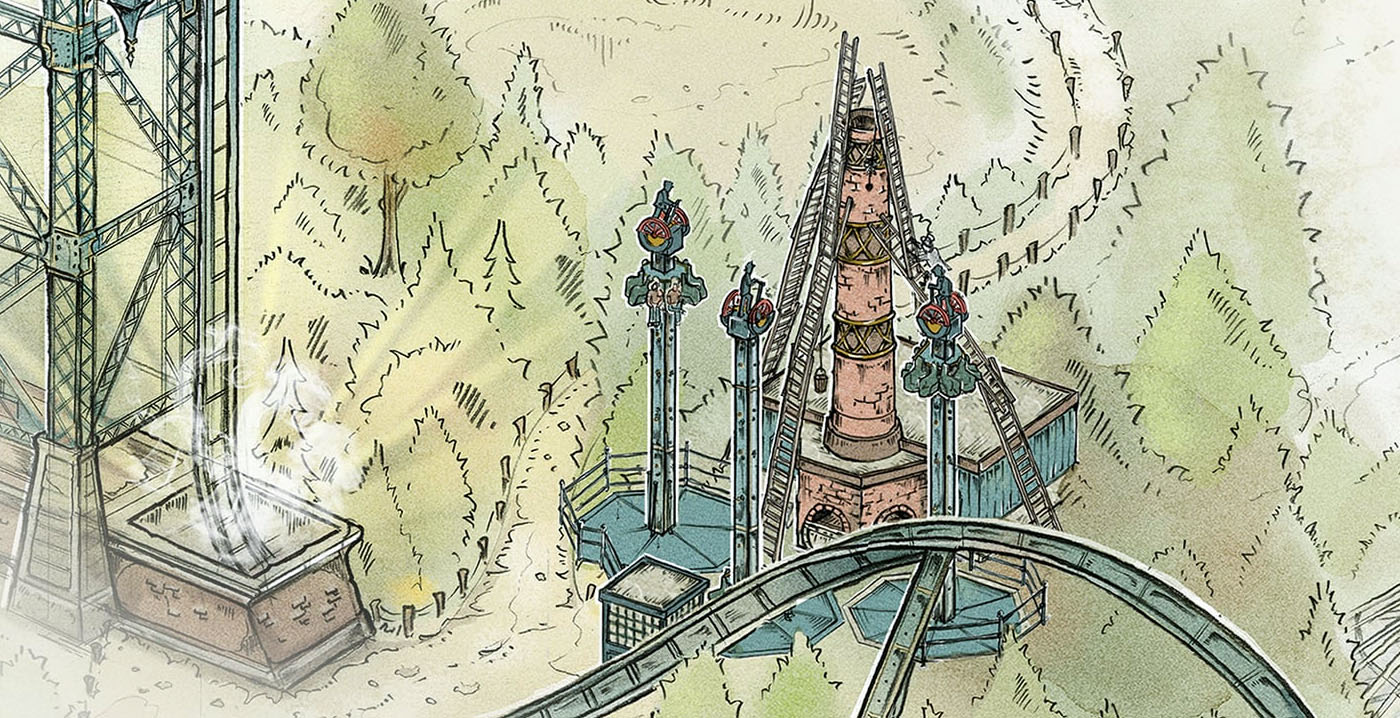 Efteling bevestigt komst van driedubbele vrijevaltoren: eerste ontwerp