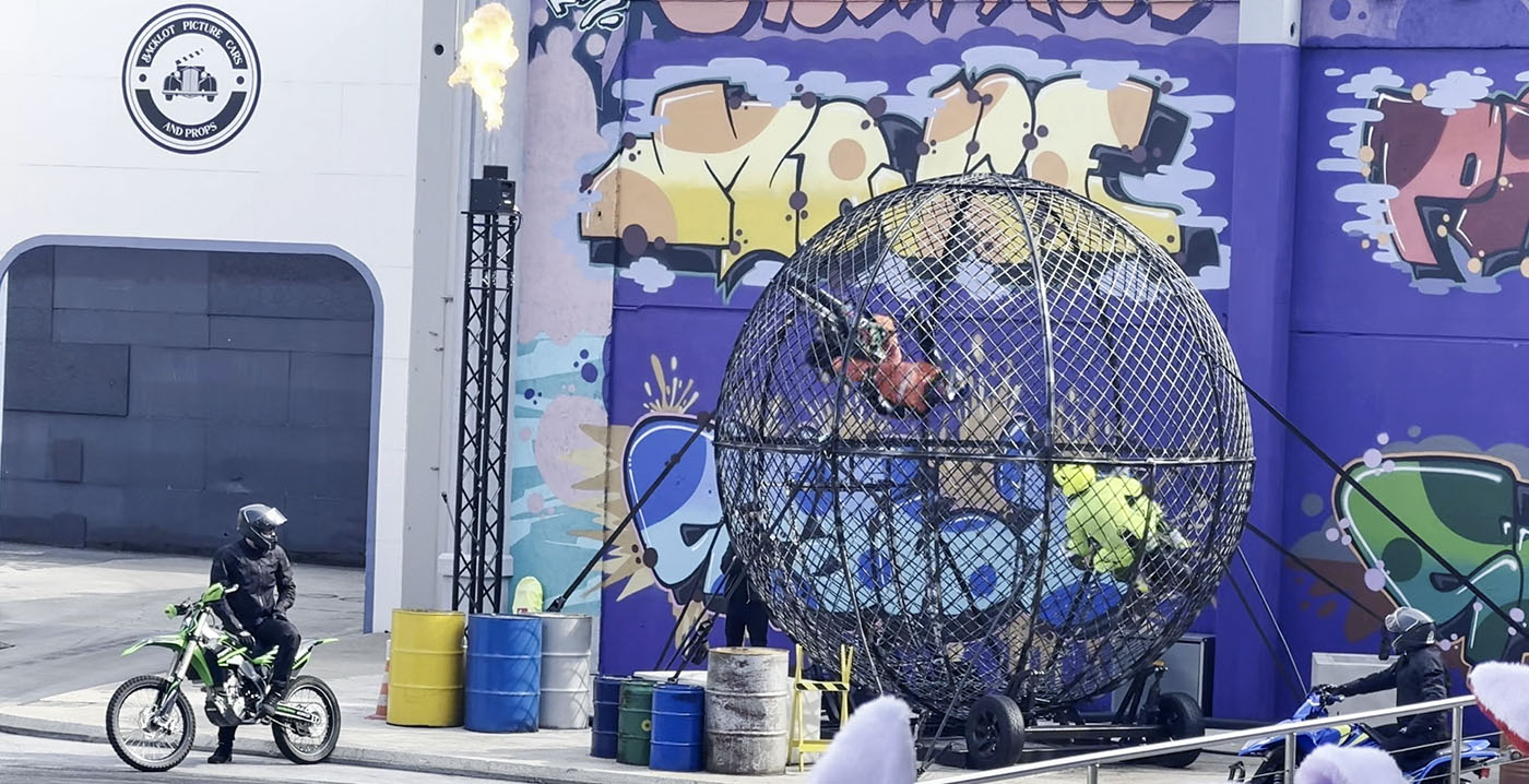 Nieuwe stunts en ander verhaal in stuntshow Movie Park Germany