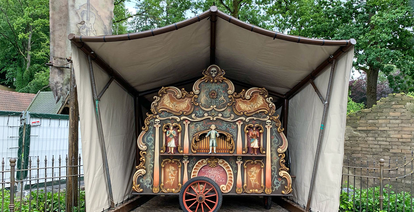 Foto's: Efteling stopt draaiorgel bij Danse Macabre in een tent