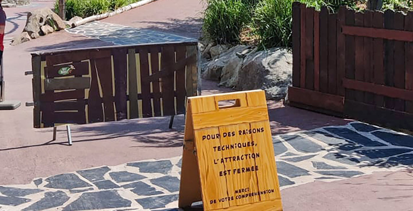 Parc Astérix waarschuwt bezoekers voor tijdelijke sluiting van topattractie
