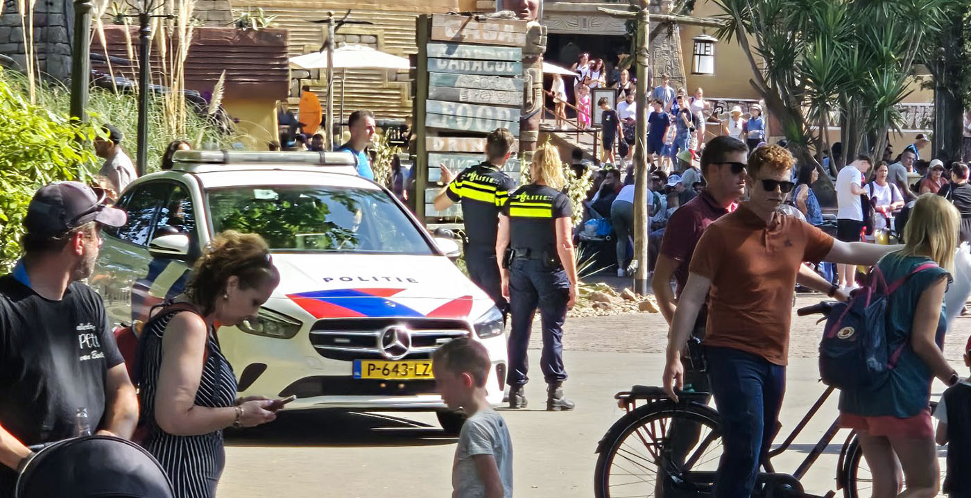 Politie assisteert Efteling-beveiliging bij twee incidenten in het park