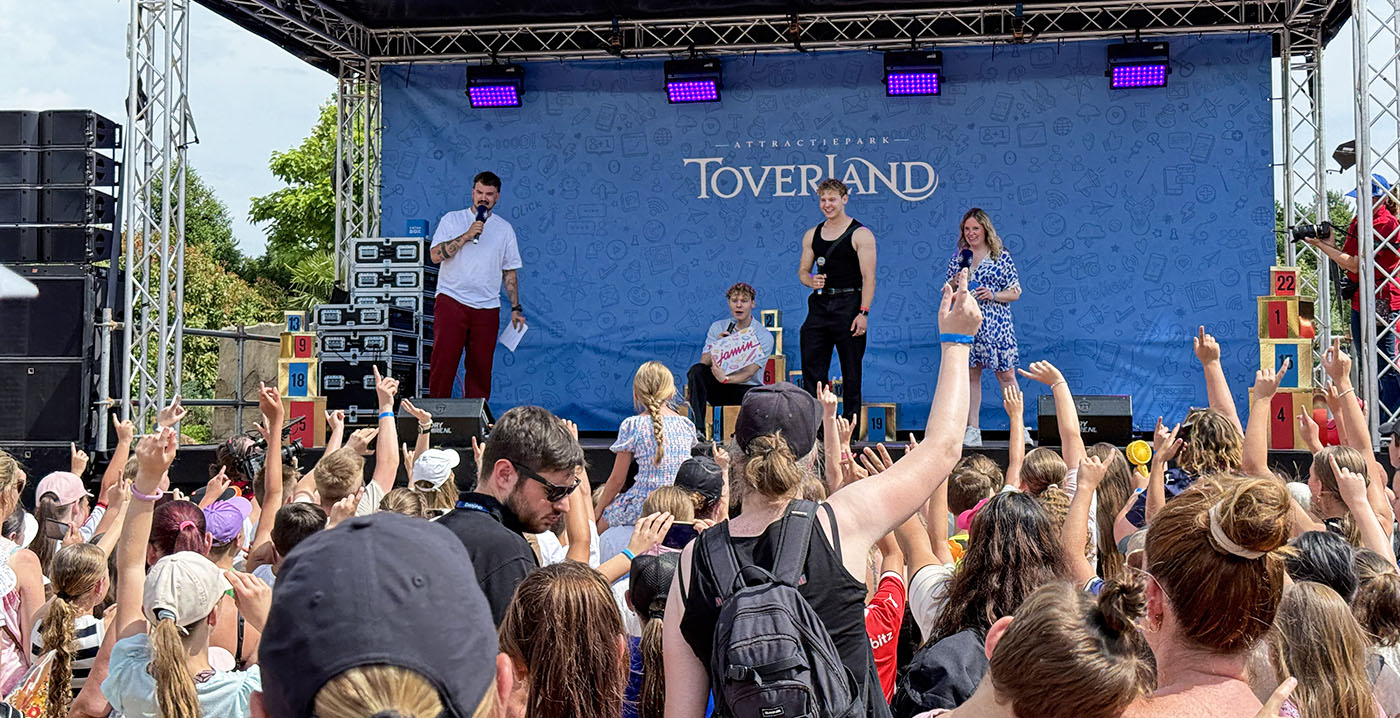 Foto's: Toverland-bezoekers ontmoeten online helden offline bij vernieuwd evenement Creators & Coasters
