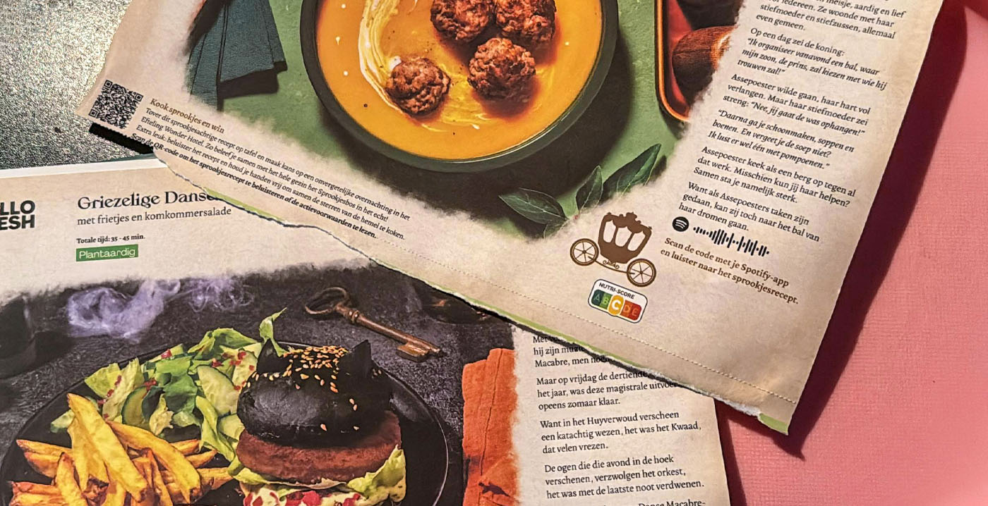 HelloFresh combineert Efteling-sprookjes met recepten, ingesproken door Peter Faber