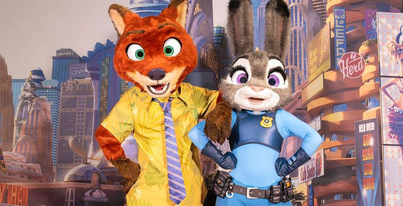 Zootopia-sterren Judy en Nick tijdelijk te ontmoeten in Disneyland Paris