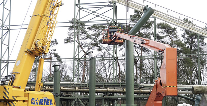 Opbouw van 'nieuwe' Python in de Efteling begonnen