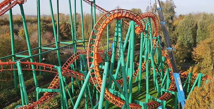 Walibi moet achtbaanpilaren aanpassen vanwege nieuwe treinen