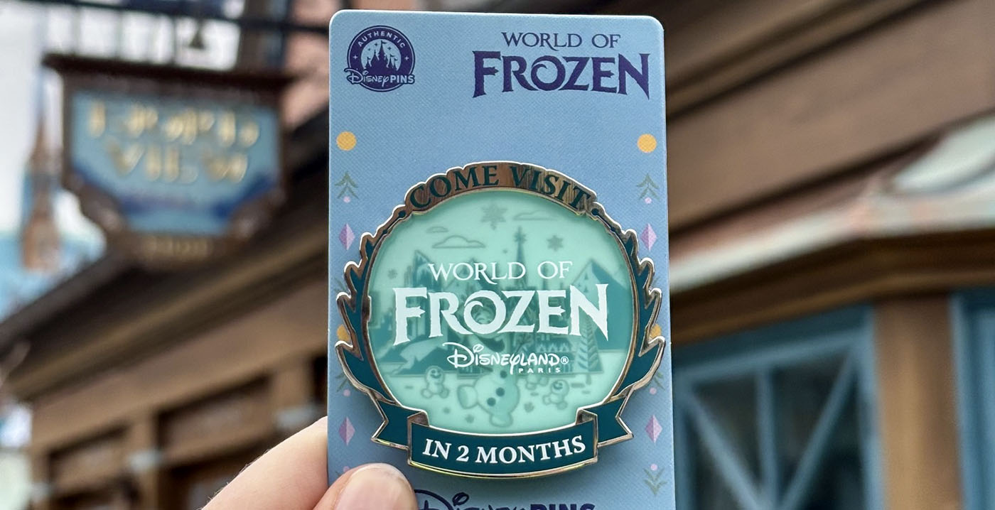 Disneyland Paris brengt pin uit om te vieren dat Frozen-gebied over twee maanden opengaat