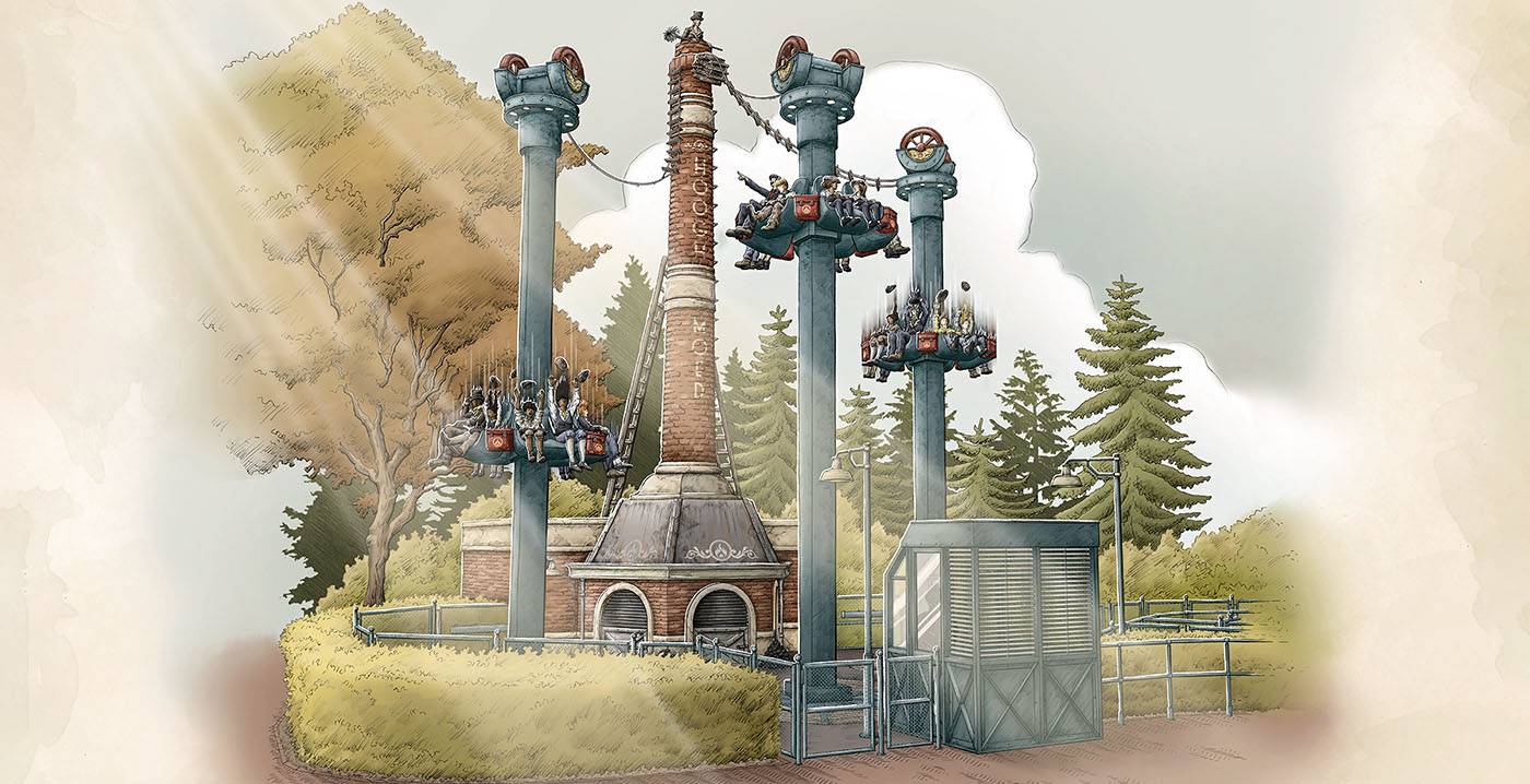 Efteling onthult openingsdatum én ontwerp van nieuwe attractie Hooghmoed