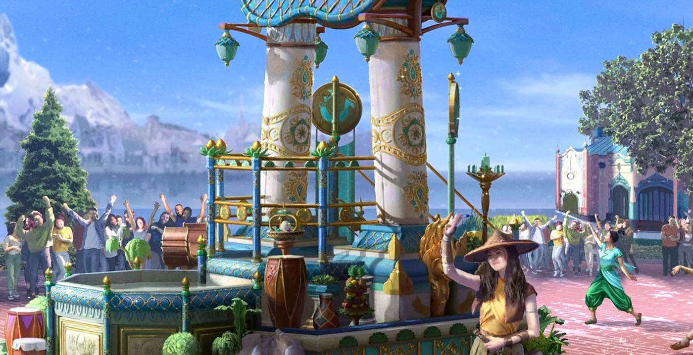 Disneyland Paris toont nieuwe prinsessenwagen voor parade in Disney Adventure World