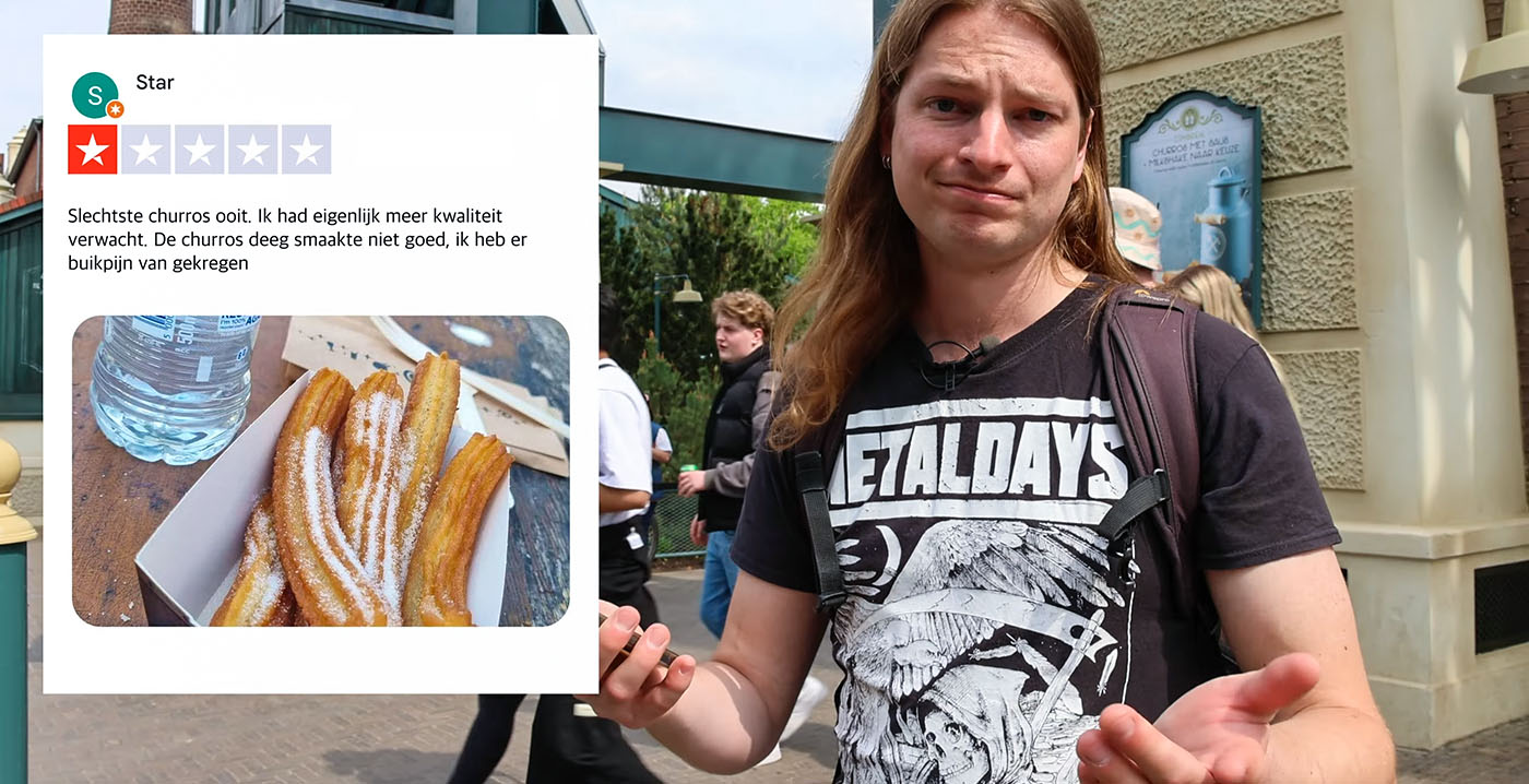 Efteling-vlogger duikt opnieuw in bizarre klachten: van vieze churros tot woede over wachtrijen