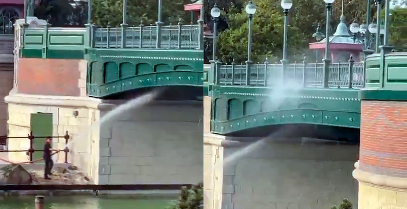 Nieuwe brug Disneyland Paris blijkt niet bestand tegen hoge temperaturen