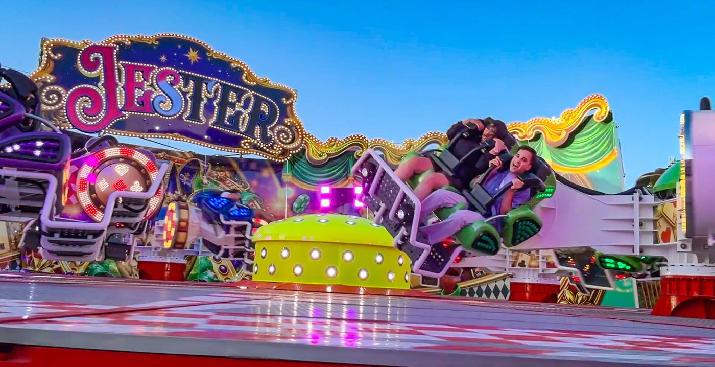Na complete metamorfose: thrillride Jester maakt debuut op Nederlandse kermis