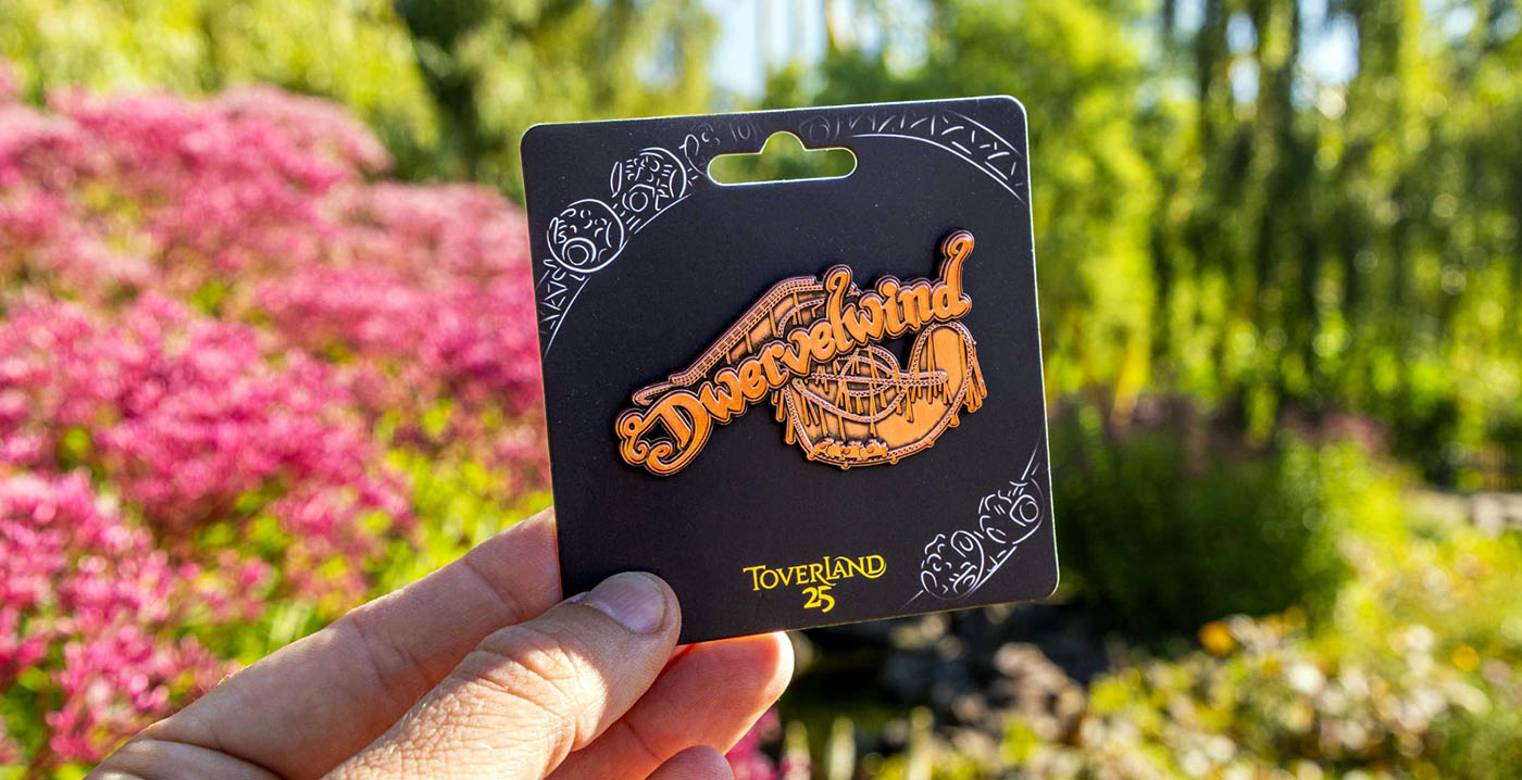 Toverland brengt zes nieuwe achtbaanpins uit: één daarvan is alleen op een speciale manier te verkrijgen