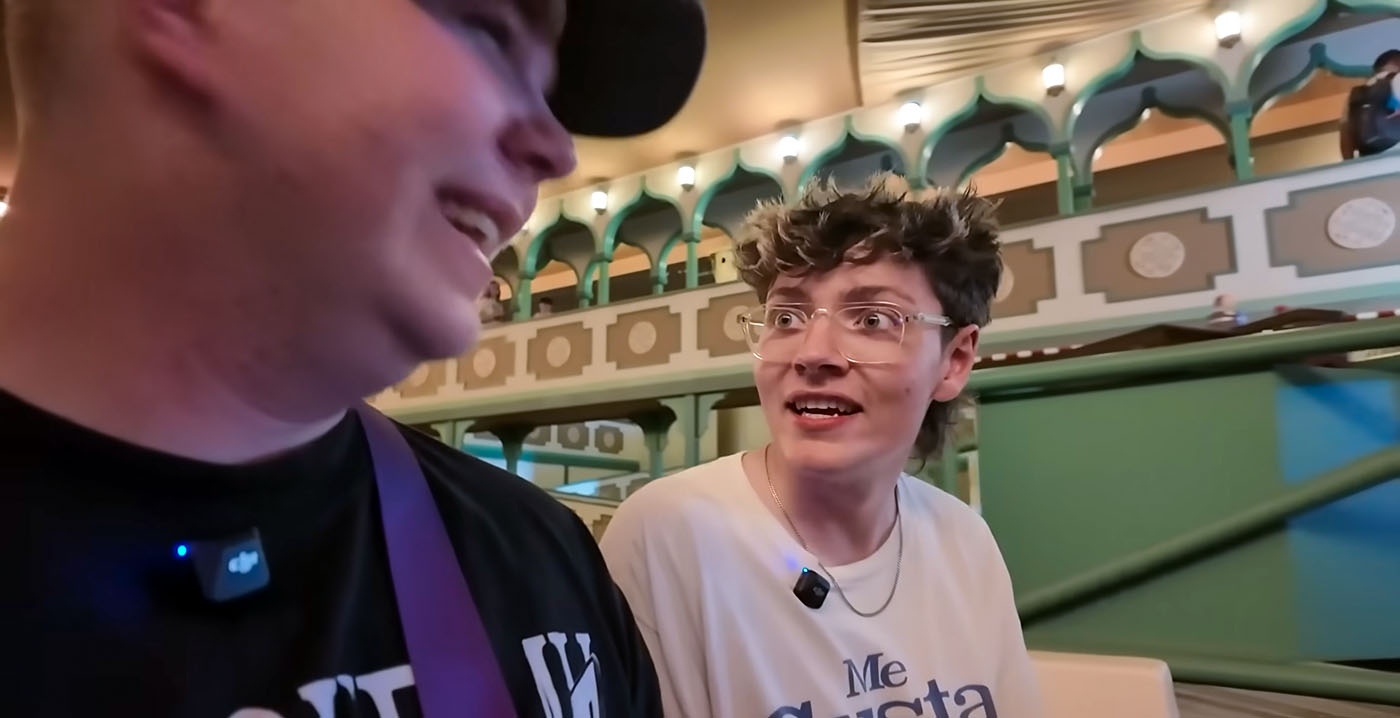 Britse youtubers gaan high naar de Efteling: volledig van de wereld in Fata Morgana en Danse Macabre