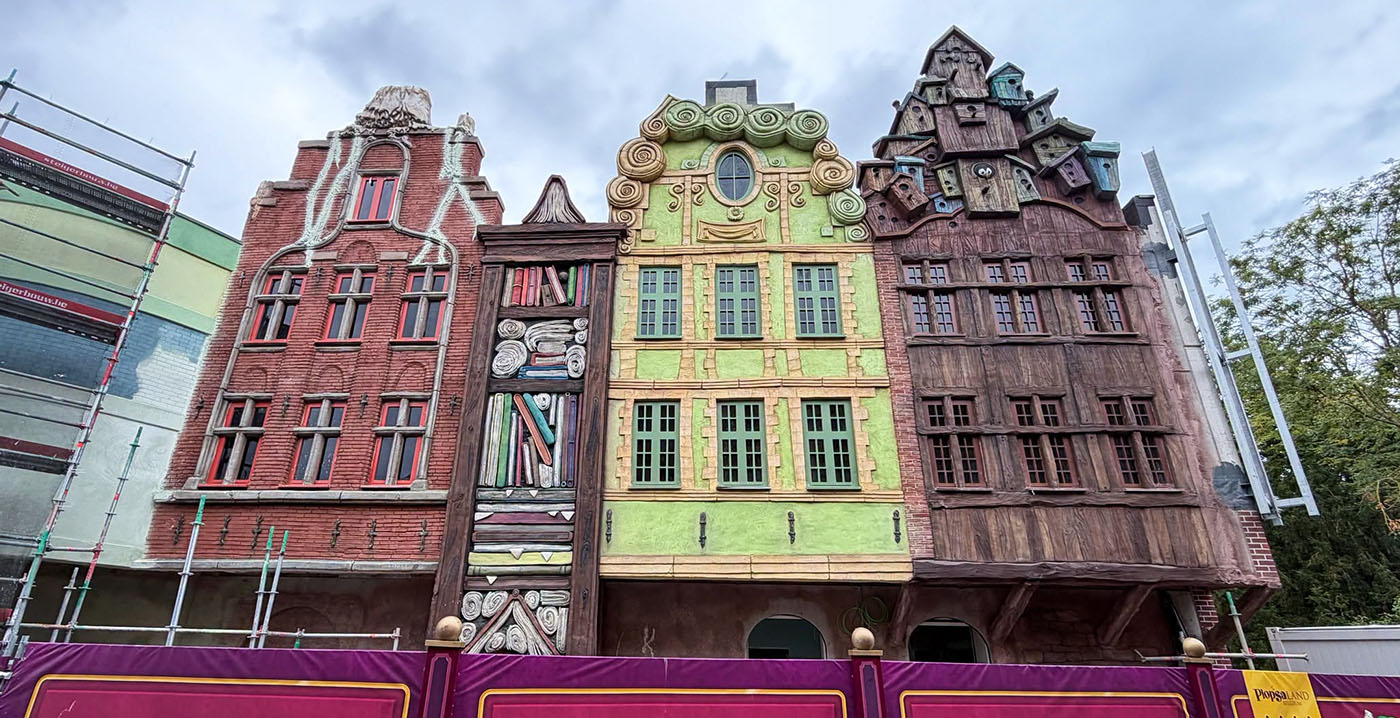 Reusachtige boekenkast en druipende kaarsen: nieuwe gevels Plopsaland onthuld
