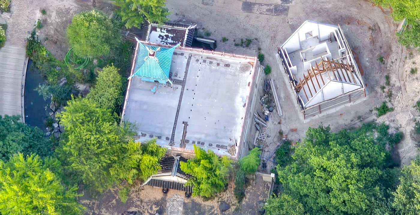 Luchtfoto maakt duidelijk hoeveel ruimte vrijkomt in Sprookjesbos Efteling