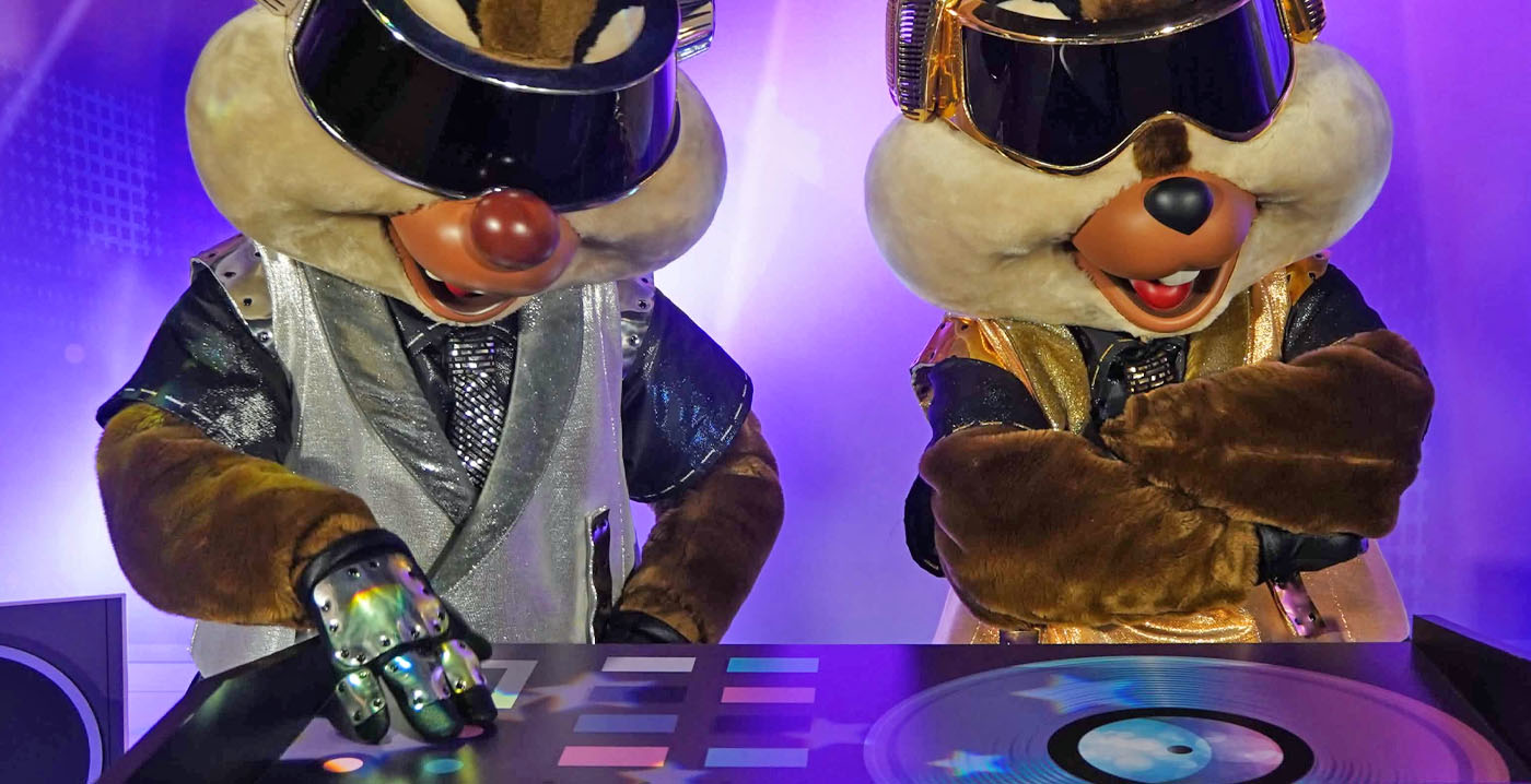 Abonnementhouders Disneyland Paris kunnen Knabbel en Babbel ontmoeten, verkleed als Daft Punk