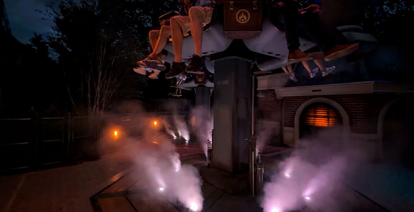 Video: Efteling-attractie Hooghmoed voorlopig voor het laatst in het donker te zien, met lichtshow