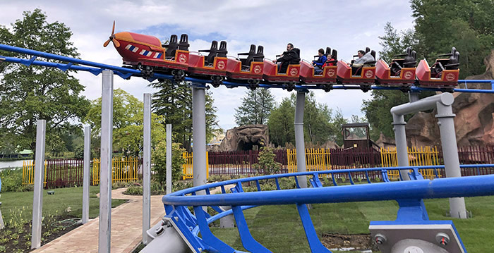 Nieuwe achtbaan Walibi Belgium geopend