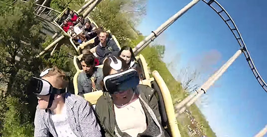 De toekomst van pretparken: attracties met virtualreality-bril