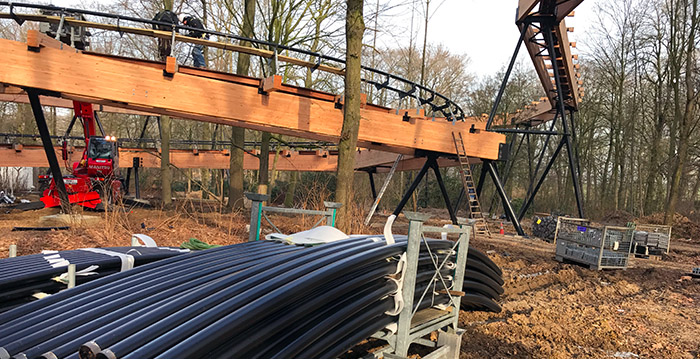 Belgisch pretpark Bellewaerde presenteert spectaculaire rodelachtbaan van 25 meter hoog