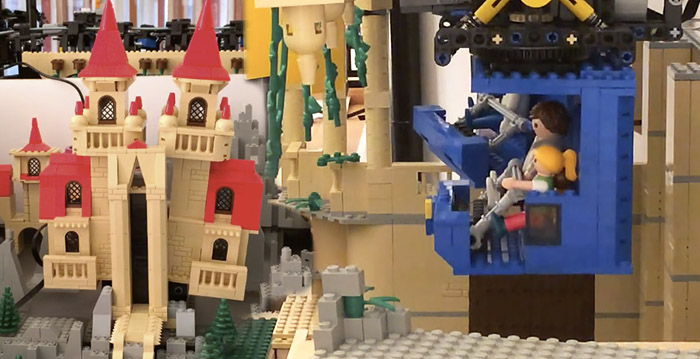 Wow: Efteling-attractie Droomvlucht volledig nagebouwd in Lego