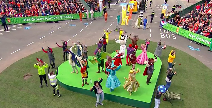 Efteling in de schijnwerpers tijdens Koningsdag in Tilburg