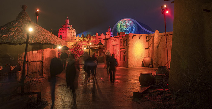 Kerstvakantie in Wildlands Emmen: watershow en avondspektakel