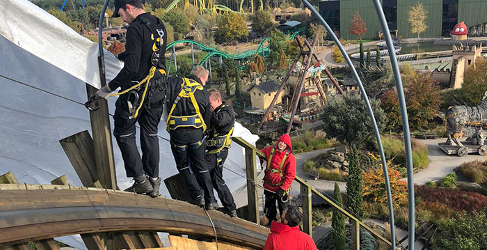Honderden meters van houten achtbaan Toverland vernieuwd