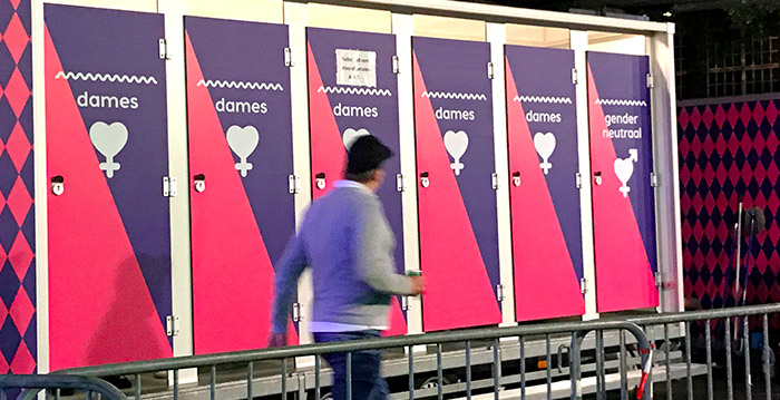Bijzonder: genderneutraal toilet op Tilburgse kermis