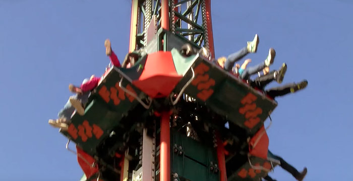 Free Fall-attractie in Slagharen gesloten na blikseminslag