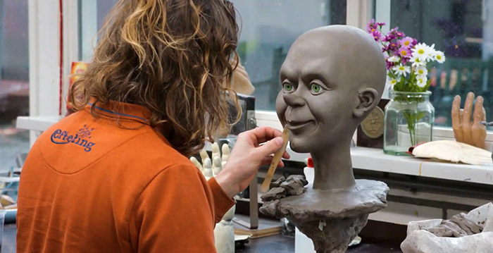 Foto's: decorstukken voor nieuwe achtbaan Efteling in aanbouw