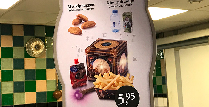 Efteling introduceert kindermenu met Symbolica-thema
