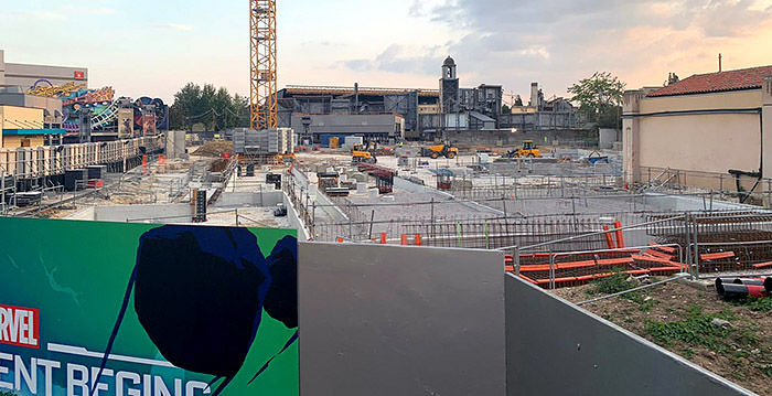 Funderingen van nieuwe attractie Disneyland Paris worden zichtbaar