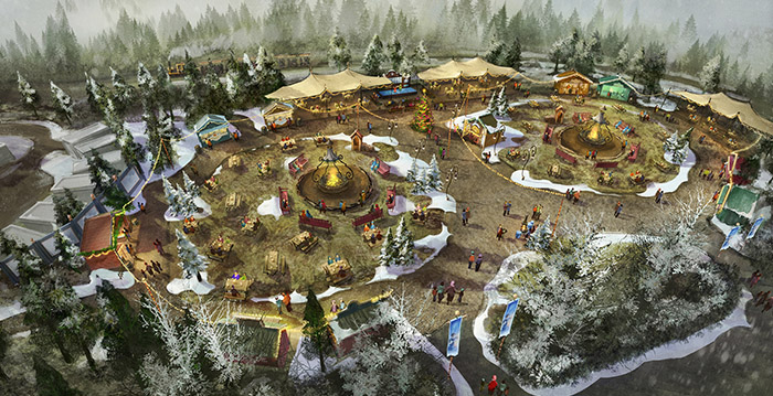Efteling vervangt ijsbaan komende winter door Warme Winter Weide