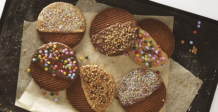 Efteling introduceert stroopwafels met chocolade en toppings